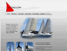 Tablet Screenshot of netsails.com